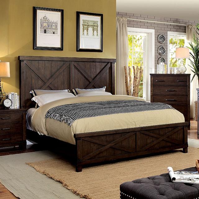 Bianca Dark Walnut Mirror - Carl's Furniture (Garden City, KS)