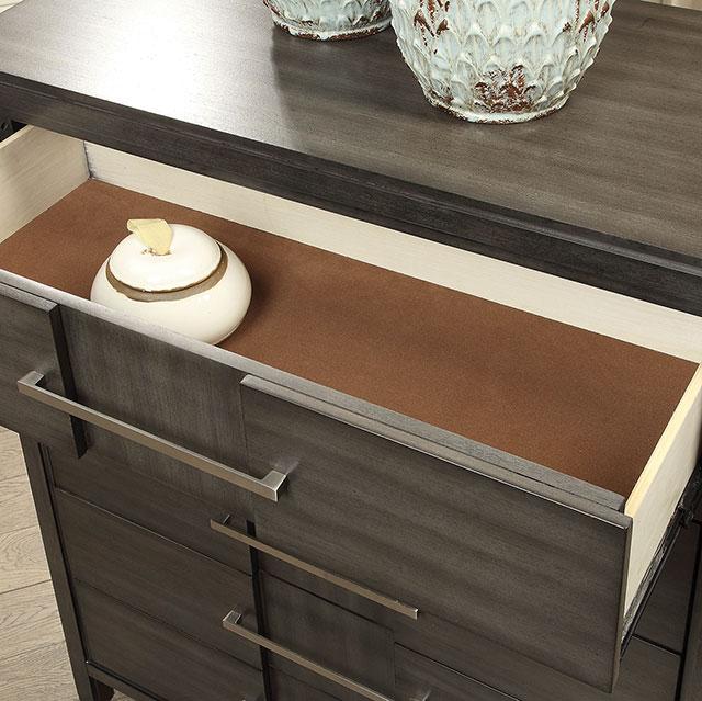 Berenice Gray Chest - Carl's Furniture (Garden City, KS)