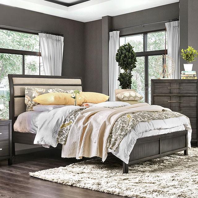 Berenice Bed Purple Brown - Carl's Furniture (Garden City, KS)