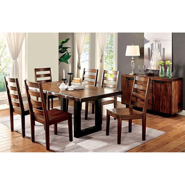 MADDISON Tobacco Oak/Black Bench - Carl's Furniture (Garden City, KS)