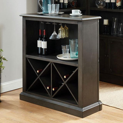 Voltaire Gray Bar Table - Carl's Furniture (Garden City, KS)