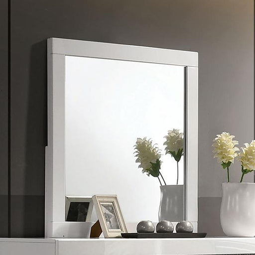MAGDEBURG Mirror, White - Carl's Furniture (Garden City, KS)