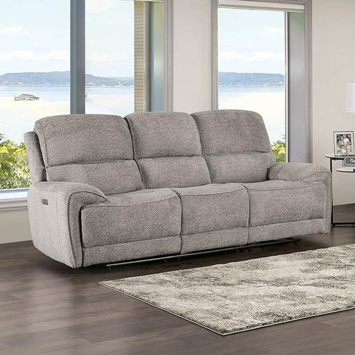 MORCOTE Power Sofa, Light Gray - Carl's Furniture (Garden City, KS)