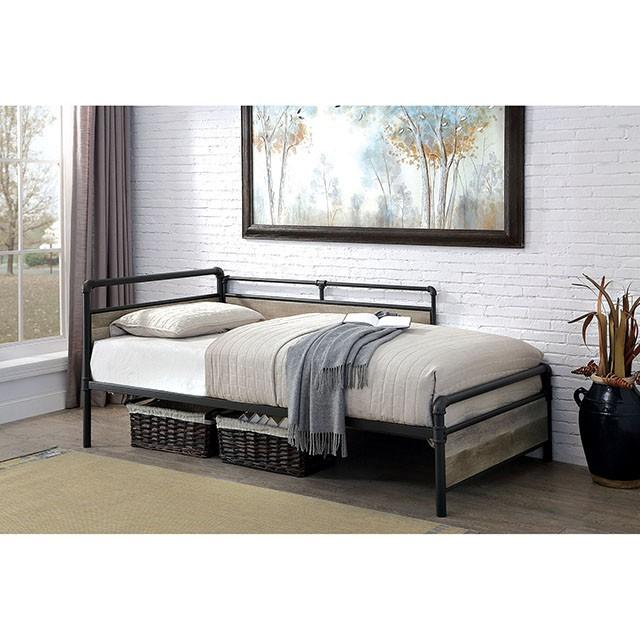 Vidar Sand Black Daybed - Carl's Furniture (Garden City, KS)