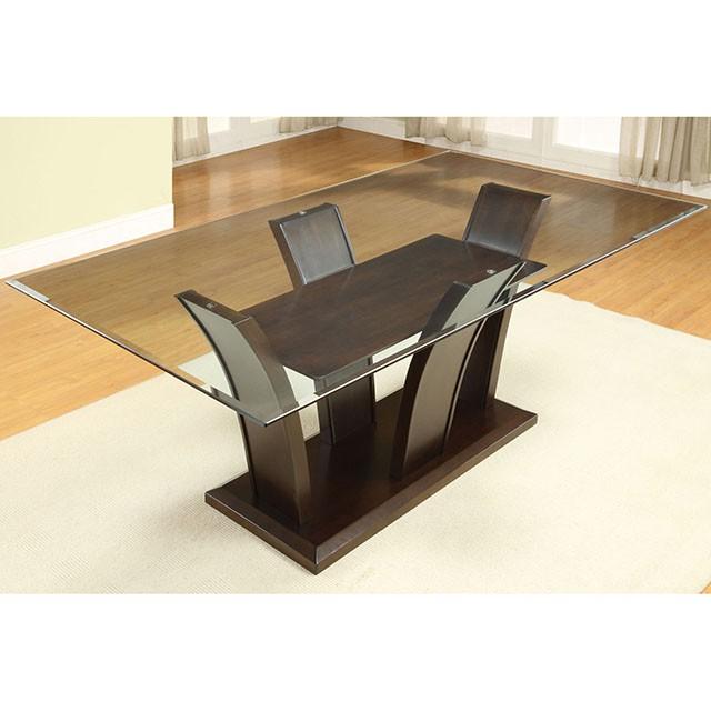 Manhattan I Brown Cherry Dining Table - Carl's Furniture (Garden City, KS)