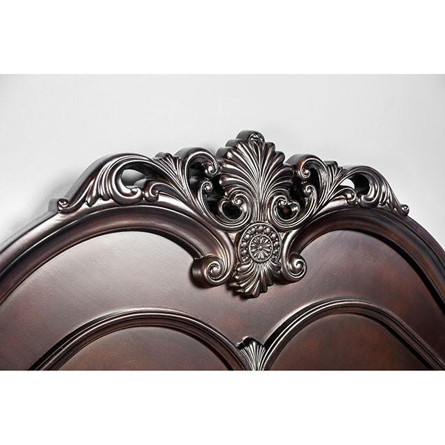 Mandura Cherry Cal.King & E.King Bed - Carl's Furniture (Garden City, KS)