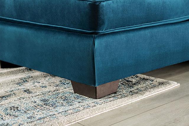 PEREGRINE Sectional, Teal - Carl's Furniture (Garden City, KS)