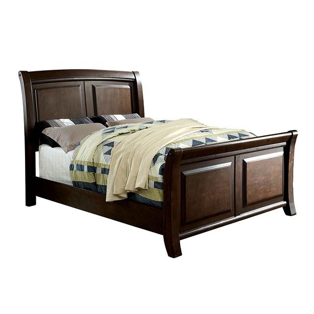 Litchville Brown Cherry Cal.King, E.King, & Queen Bed - Carl's Furniture (Garden City, KS)