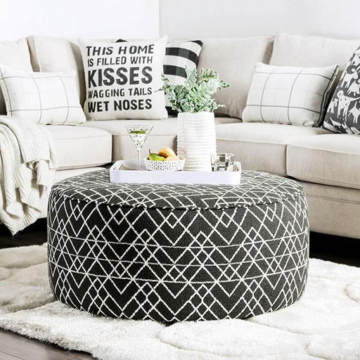Patricia Black/Pattern Ottoman - Carl's Furniture (Garden City, KS)