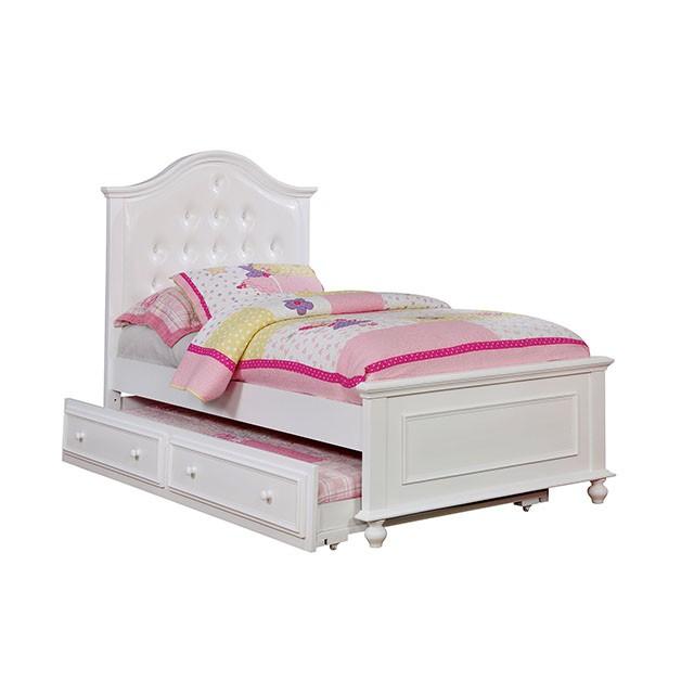 OLIVIA White Full & Twin Bed - Carl's Furniture (Garden City, KS)