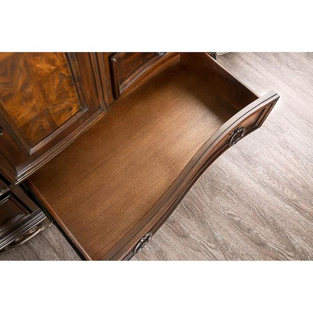 Menodora Brown Cherry Cal.King, E.King, Queen Bed - Carl's Furniture (Garden City, KS)