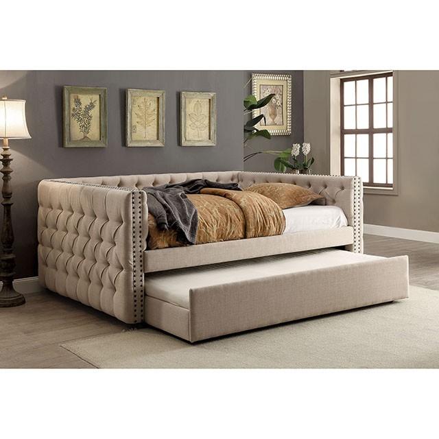 SUZANNE Ivory Trundle - Carl's Furniture (Garden City, KS)