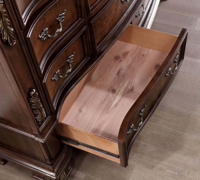 ESPARANZA Dresser, Brown Cherry - Carl's Furniture (Garden City, KS)