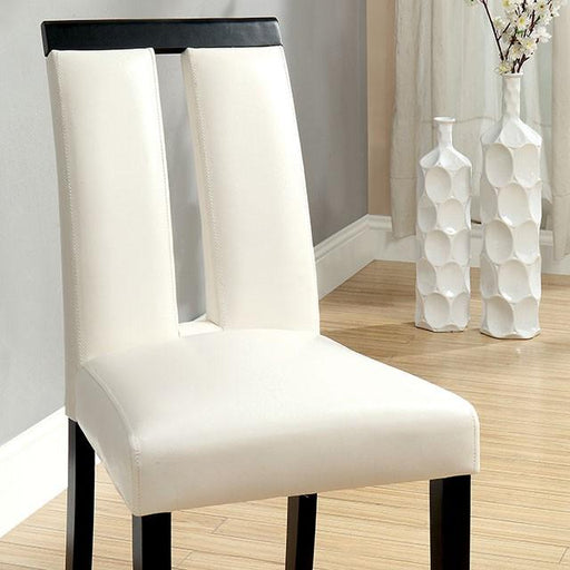 Luminar Black/White Side Chair (2/CTN) - Carl's Furniture (Garden City, KS)