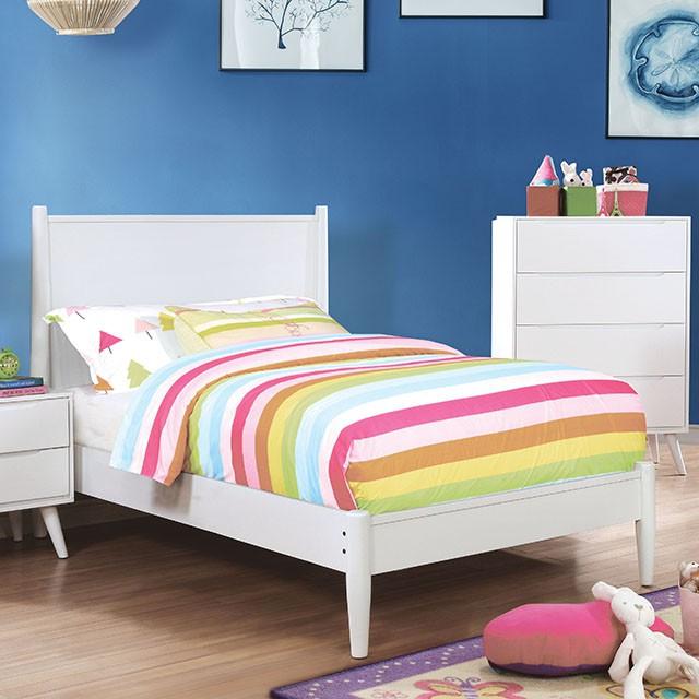LENNART II Black & White Cal.King, E.King, Full, Queen, Twin Bed - Carl's Furniture (Garden City, KS)