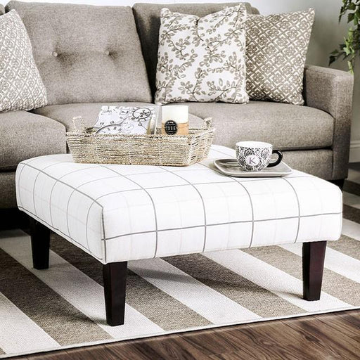 Dorset Ivory/Pattern Ottoman - Carl's Furniture (Garden City, KS)