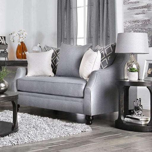 Nefyn Gray Love Seat - Carl's Furniture (Garden City, KS)