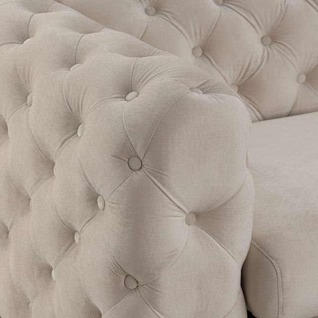 SAPPHIRA Chair, Beige - Carl's Furniture (Garden City, KS)
