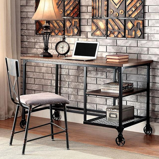 CORI Antique Black Desk - Carl's Furniture (Garden City, KS)