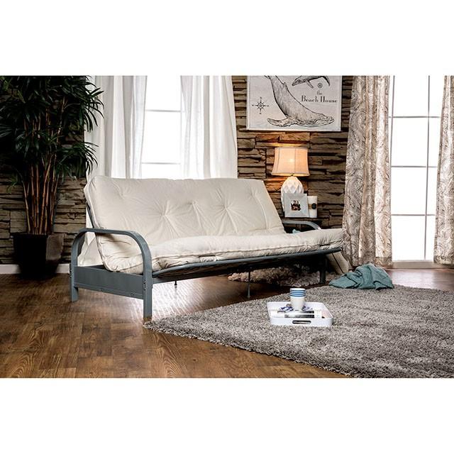KNOX White 8" White Futon Mattress - Carl's Furniture (Garden City, KS)