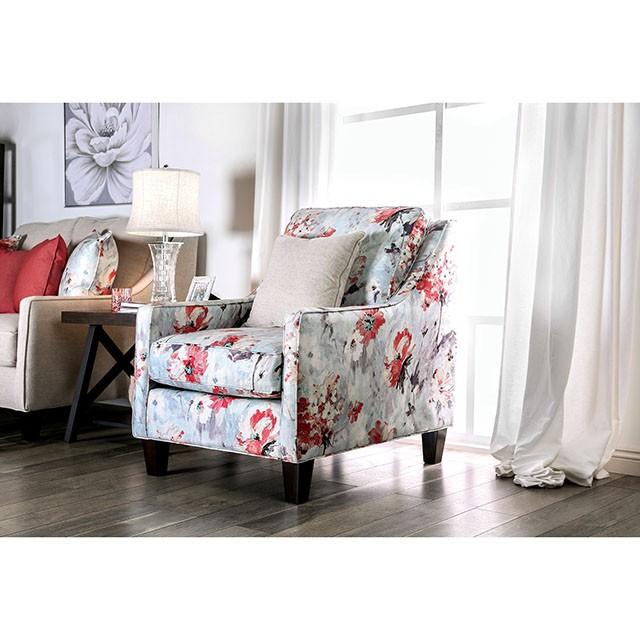 Nadene Ivory Chair - Carl's Furniture (Garden City, KS)