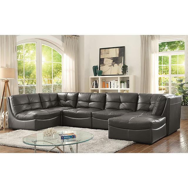 Libbie Gray 6 Pc. Modular Seating Set - Carl's Furniture (Garden City, KS)