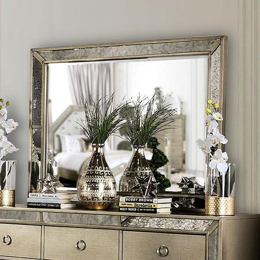 LORAINE Champagne Mirror - Carl's Furniture (Garden City, KS)