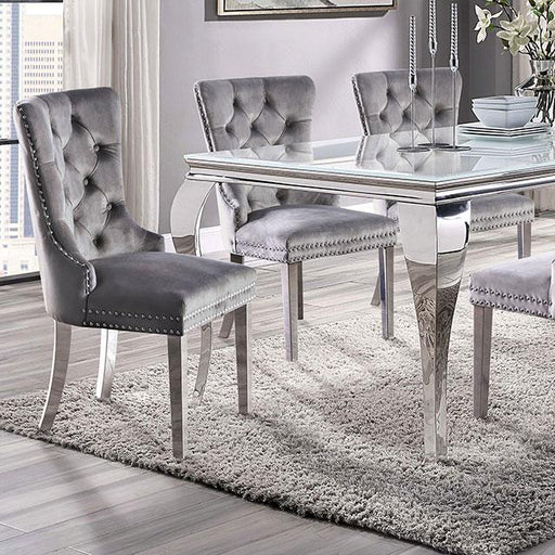 NEUVEVILLE Dining Table, White - Carl's Furniture (Garden City, KS)