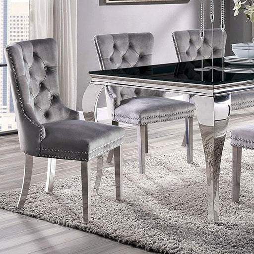 NEUVEVILLE Dining Table, Black - Carl's Furniture (Garden City, KS)