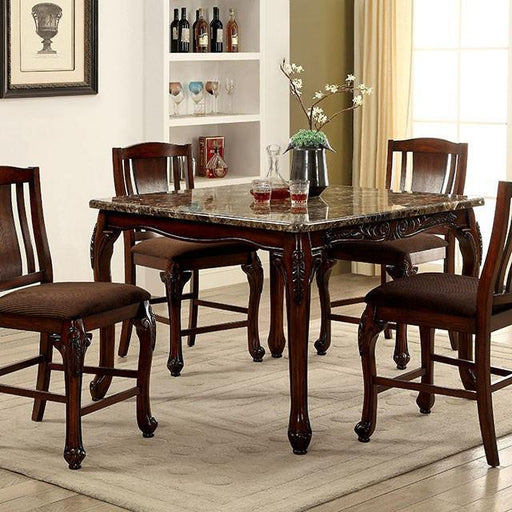 JOHANNESBURG Brown Cherry Counter Ht. Table - Carl's Furniture (Garden City, KS)