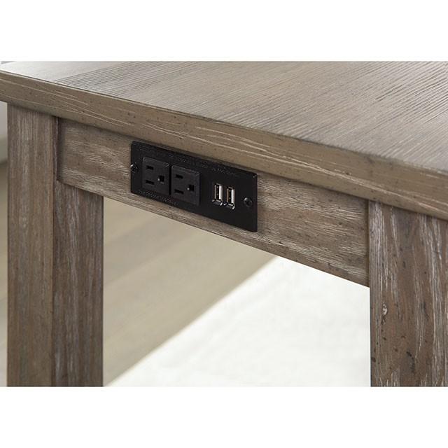 Caerleon 3 & 4 Piece Counter Ht. Set Gray & Blue - Carl's Furniture (Garden City, KS)