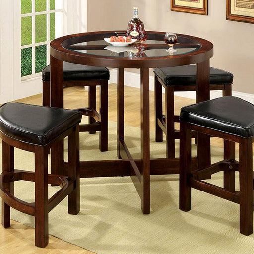 Crystal Cove 5 Pc. Counter Ht. Table Set - Carl's Furniture (Garden City, KS)