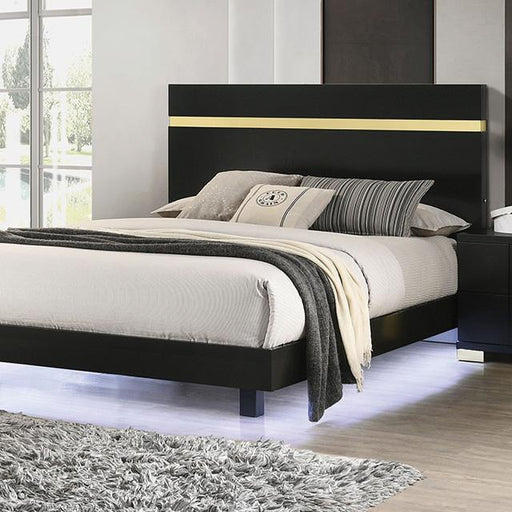 Lillestrom Bed Black - Carl's Furniture (Garden City, KS)