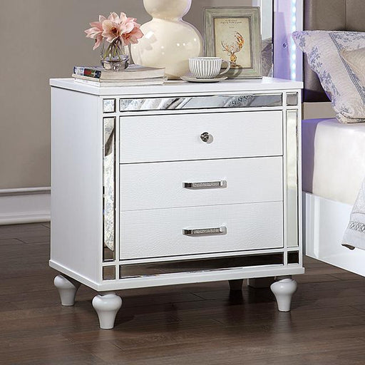 BRACHIUM Night Stand, White - Carl's Furniture (Garden City, KS)