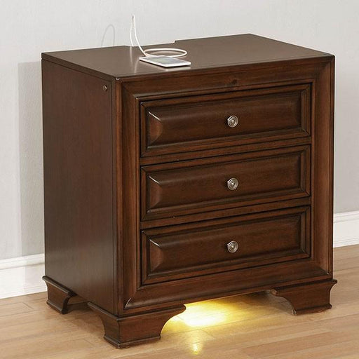 Brandt Brown Cherry Night Stand - Carl's Furniture (Garden City, KS)