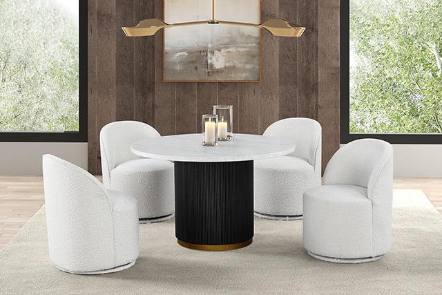 Broager Dining Swivel Chair - Carl's Furniture (Garden City, KS)