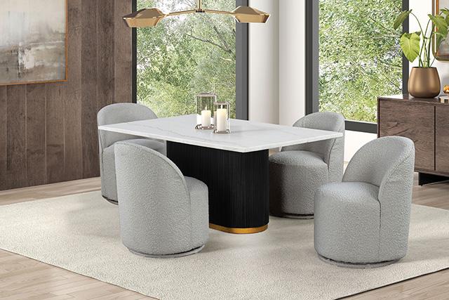 Broager Dining Swivel Chair - Carl's Furniture (Garden City, KS)