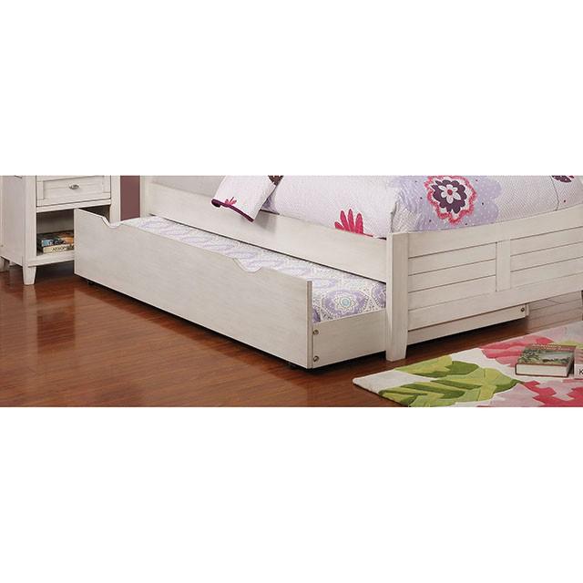 BROGAN Antique White Trundle/Drawers - Carl's Furniture (Garden City, KS)