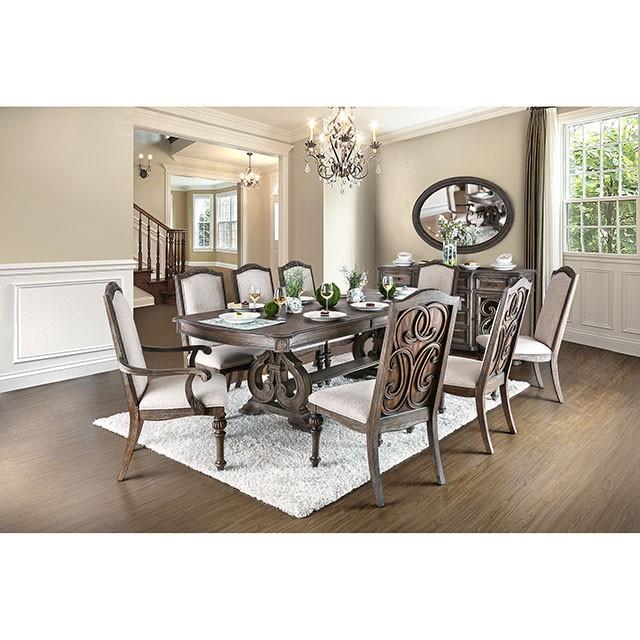 ARCADIA Rustic Natural Tone, Ivory Dining Table - Carl's Furniture (Garden City, KS)