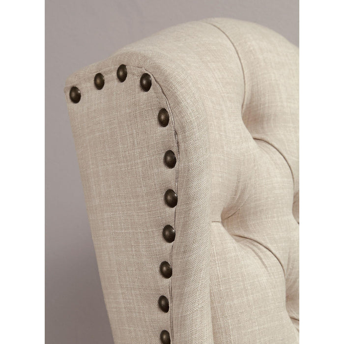 Wingback Chair, Beige (2/CTN) - Carl's Furniture (Garden City, KS)