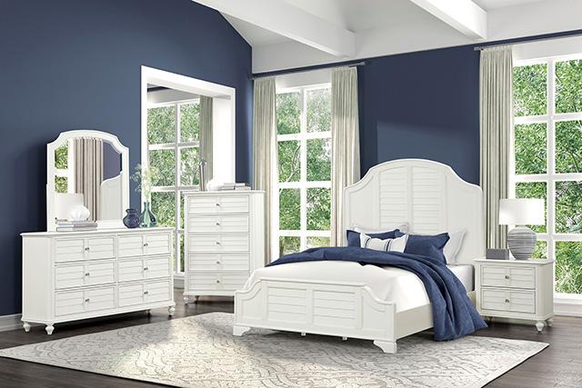 Whitehaven Bed White - Carl's Furniture (Garden City, KS)