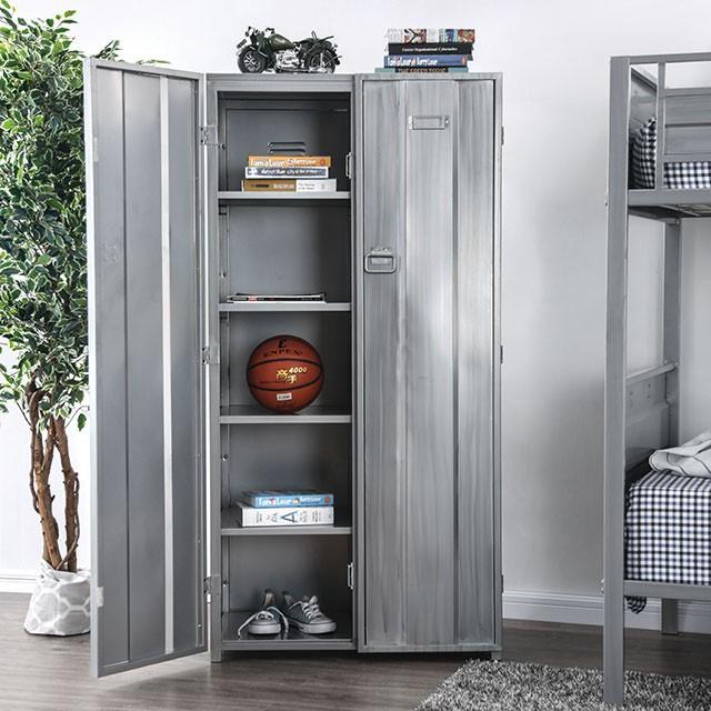 Zaheera Silver Large Locker - Carl's Furniture (Garden City, KS)
