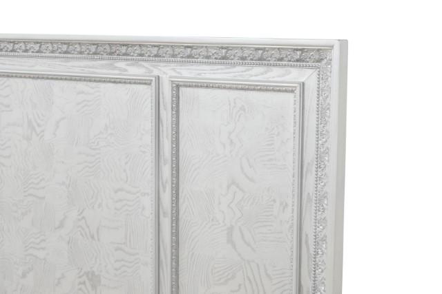 Stella Mia E.King & Queen Bed White & White - Carl's Furniture (Garden City, KS)