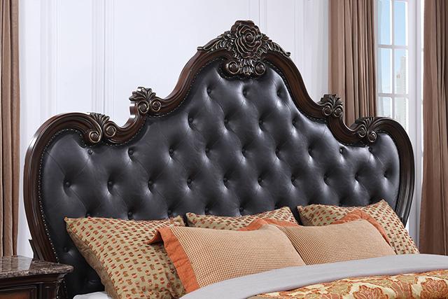 Ventresca E.King & Queen Bed White & Chrome - Carl's Furniture (Garden City, KS)