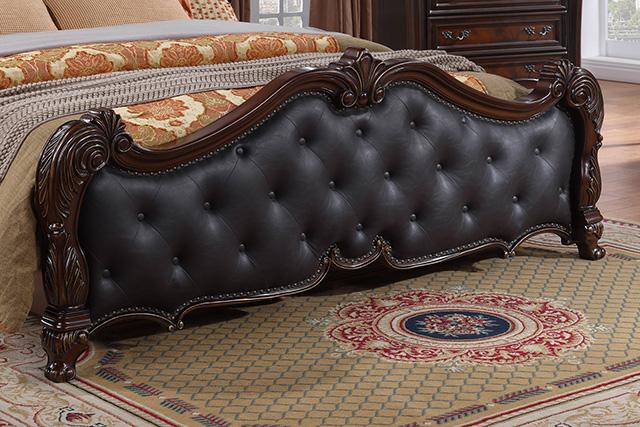 Ventresca E.King & Queen Bed White & Chrome - Carl's Furniture (Garden City, KS)