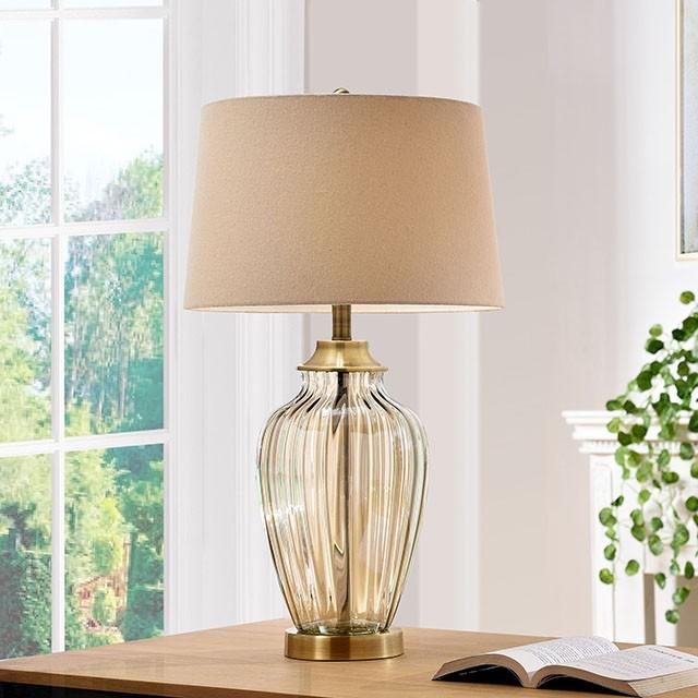 Lee Translucent 28.5"H Table Lamp - Carl's Furniture (Garden City, KS)