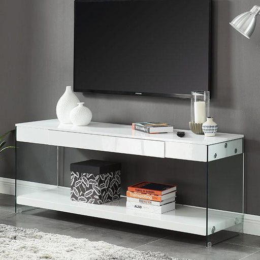 Sabugal White 70" TV Stand - Carl's Furniture (Garden City, KS)