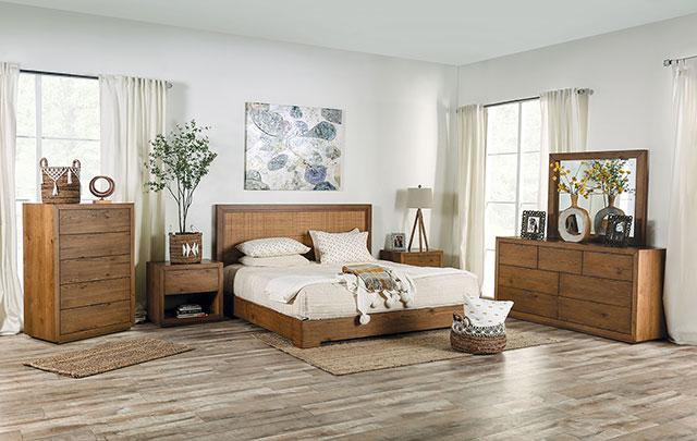 LEIRVIK Dresser, Light Walnut - Carl's Furniture (Garden City, KS)