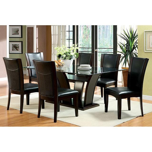 Manhattan I Dark Cherry/Brown Side Chair, Espresso (2/CTN) - Carl's Furniture (Garden City, KS)