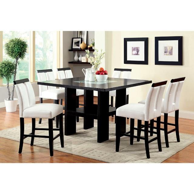 LUMINAR II Black Counter Ht. Table - Carl's Furniture (Garden City, KS)